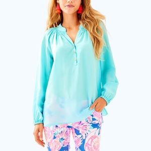 Lilly Pulitzer Elsa Silk Top - M